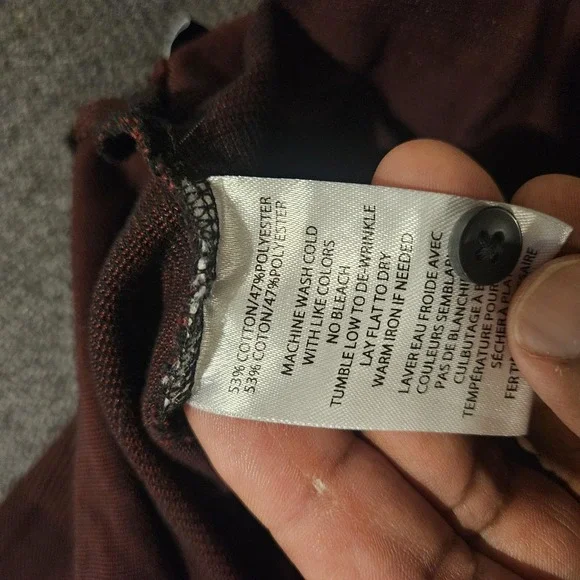 Robert Barakett Polo Shirt Mens XL Red Striped Knit Short Sleeve Golf Casual - Picture 5 of 6